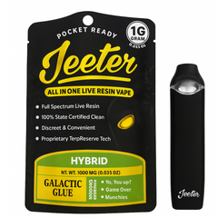 JEETER 1G Premium All-in-One Live Resin Refillable Vape Cartridge – Lab Tested & Certified Clean