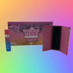 WHOLE MELT EXTRACTS Premium Live Diamond Vaporizers - 1g (Empty Cartridges & Packaging)