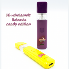 WHOLEMELT EXTRACTS – Candy Edition | 1G Reusable & Refillable V6 Empty Cartridges