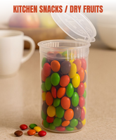 POP TOP Squeeze Bottles Container 6 Dram - by Zaam Products (700 x 6)