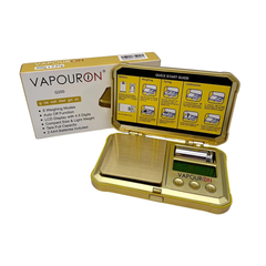VAPOURON Digital Pocket Scale G200 (200g x 0.01g) Golden With Batteries