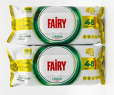 Fairy Multi-Purpose Cleaning Wipes-Active Oxygen Surface Cleaner – 100 Wipes per Pack | 12 Pack Wholesale Box