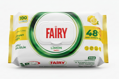 Fairy Multi-Purpose Cleaning Wipes-Active Oxygen Surface Cleaner – 100 Wipes per Pack | 12 Pack Wholesale Box