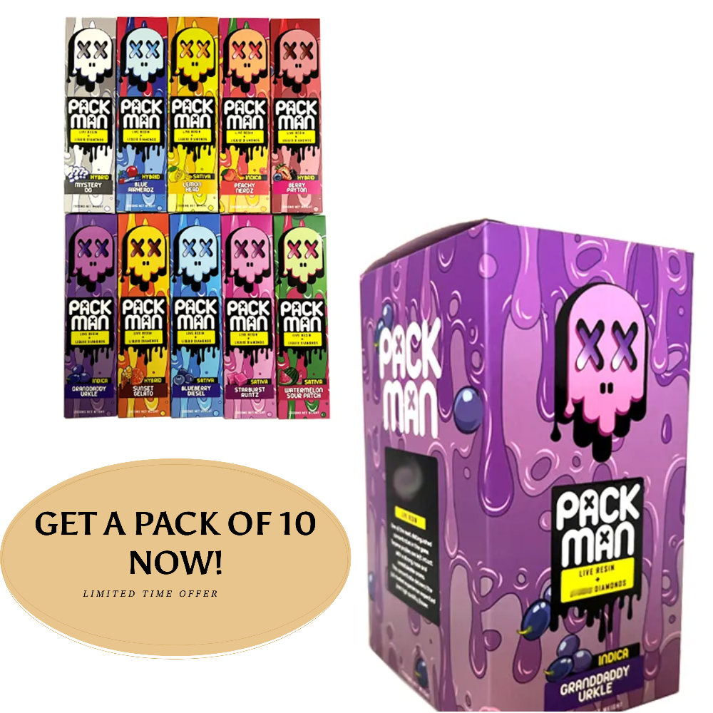 Packman Disposable Empty Vapes Rechargeable