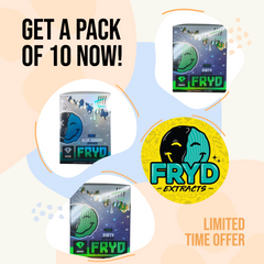 Fryd Live Resin 1G Hybrid Multiple Flavors (EMPTY) | Refillable | Pack of 10