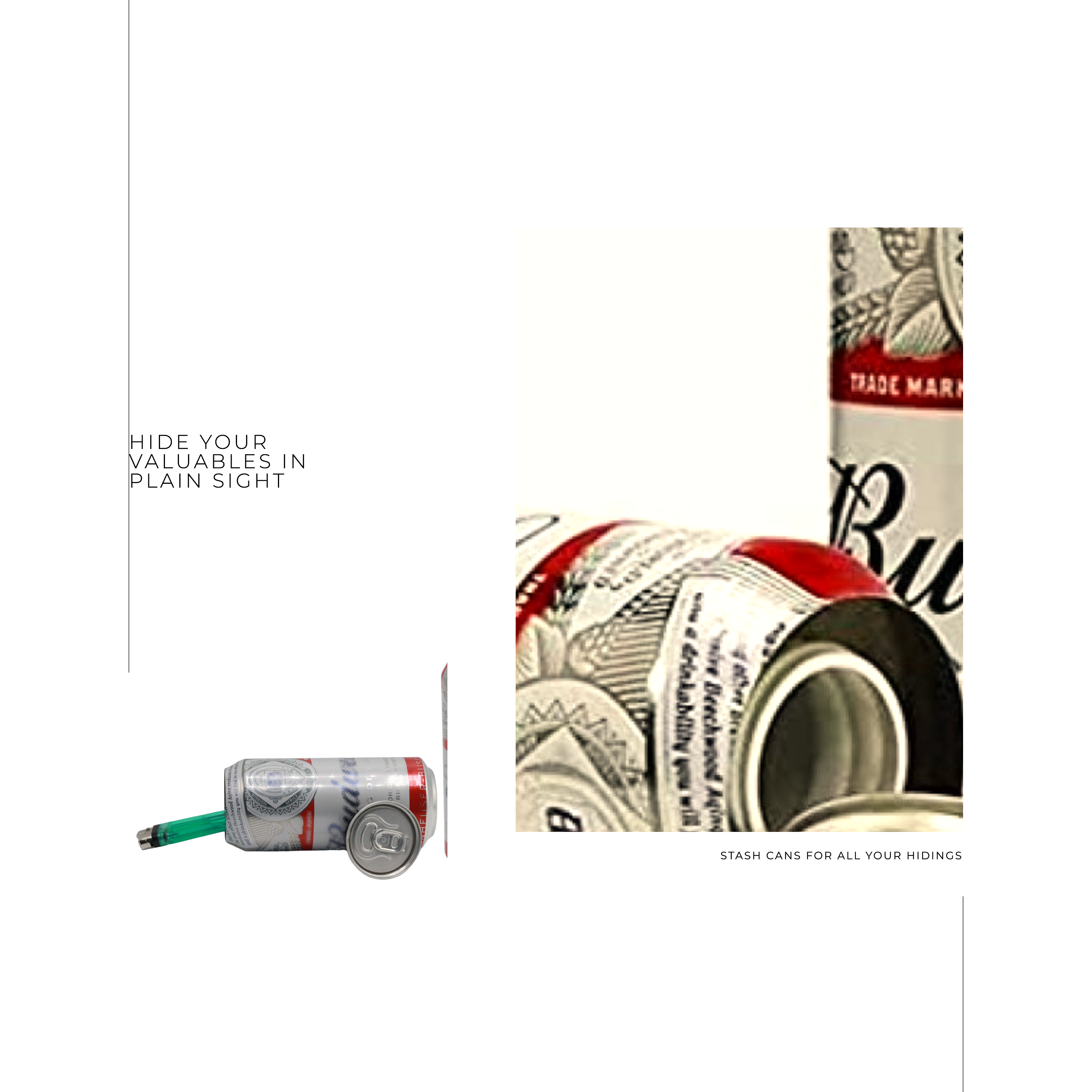 Budweis Safe Diversion Can - Ingenious Stash Can for Concealing Valuables | Discreet and Secure Diversion Safes