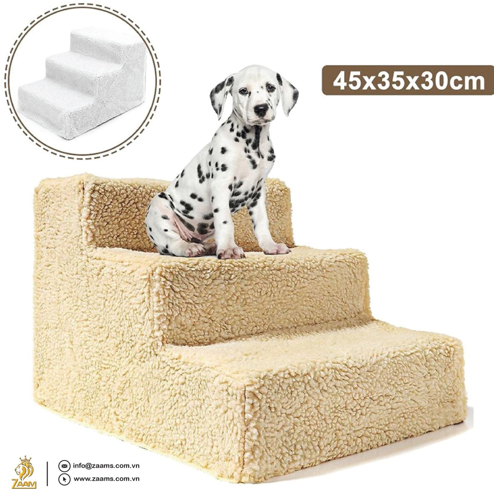 Dog Step Pet Stairs Portable Dog Steps Sturdy Dog Ramp Small Dog Accessory Elderly Dog Assistance Foldable Pet Steps Premium Dog Staircase Compact Dog Ramp Easy Access Pet Stairs