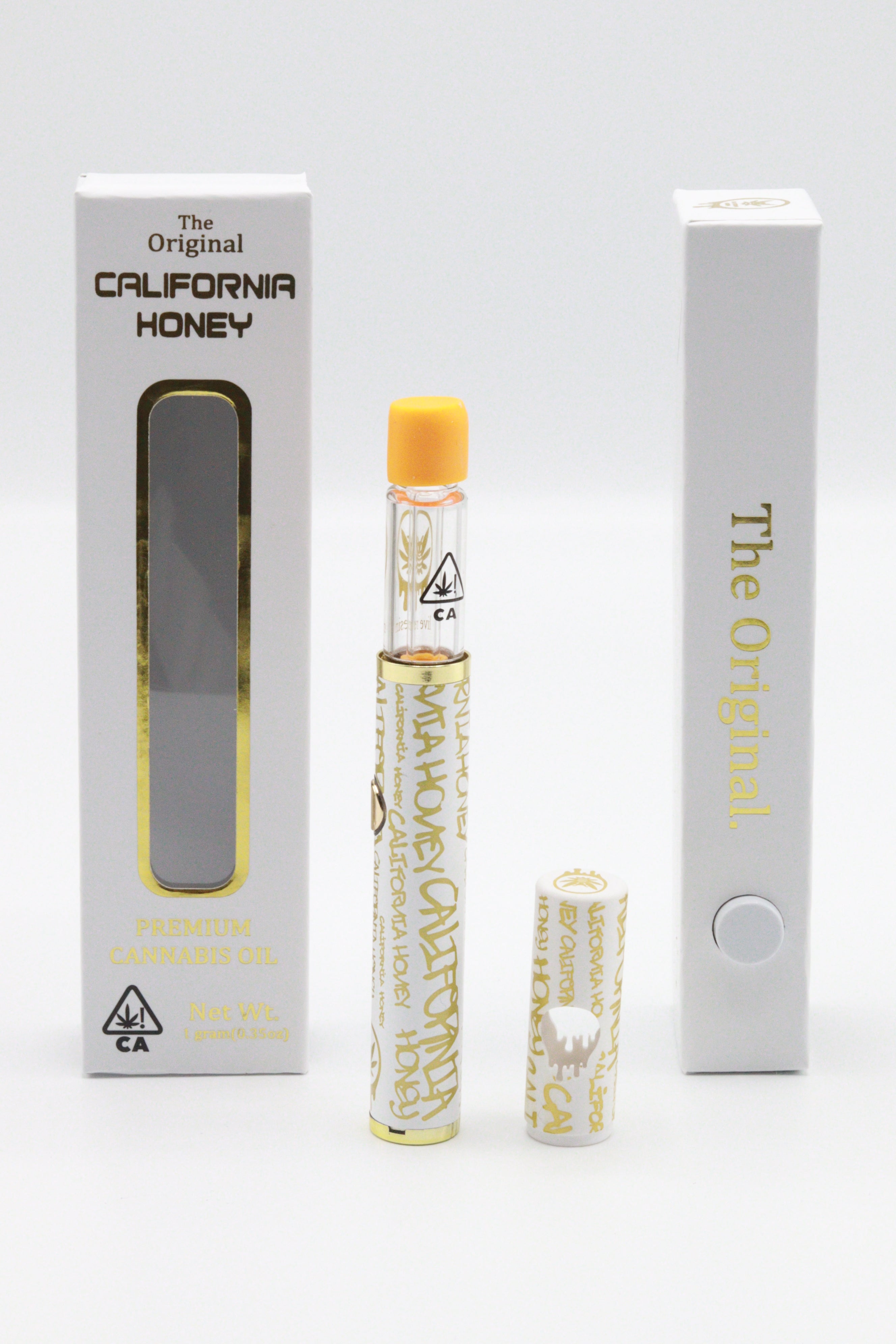 Original California Honey Disposable Vape Pen 1ml Tank (Empty) with Rechargeable Port - Enjoy hassle-free vaping with our convenient and rechargeable vape pen. Experience premium quality and versatility in one sleek design. Perfect for customization and DIY enthusiasts. Order now for an elevated vaping experience