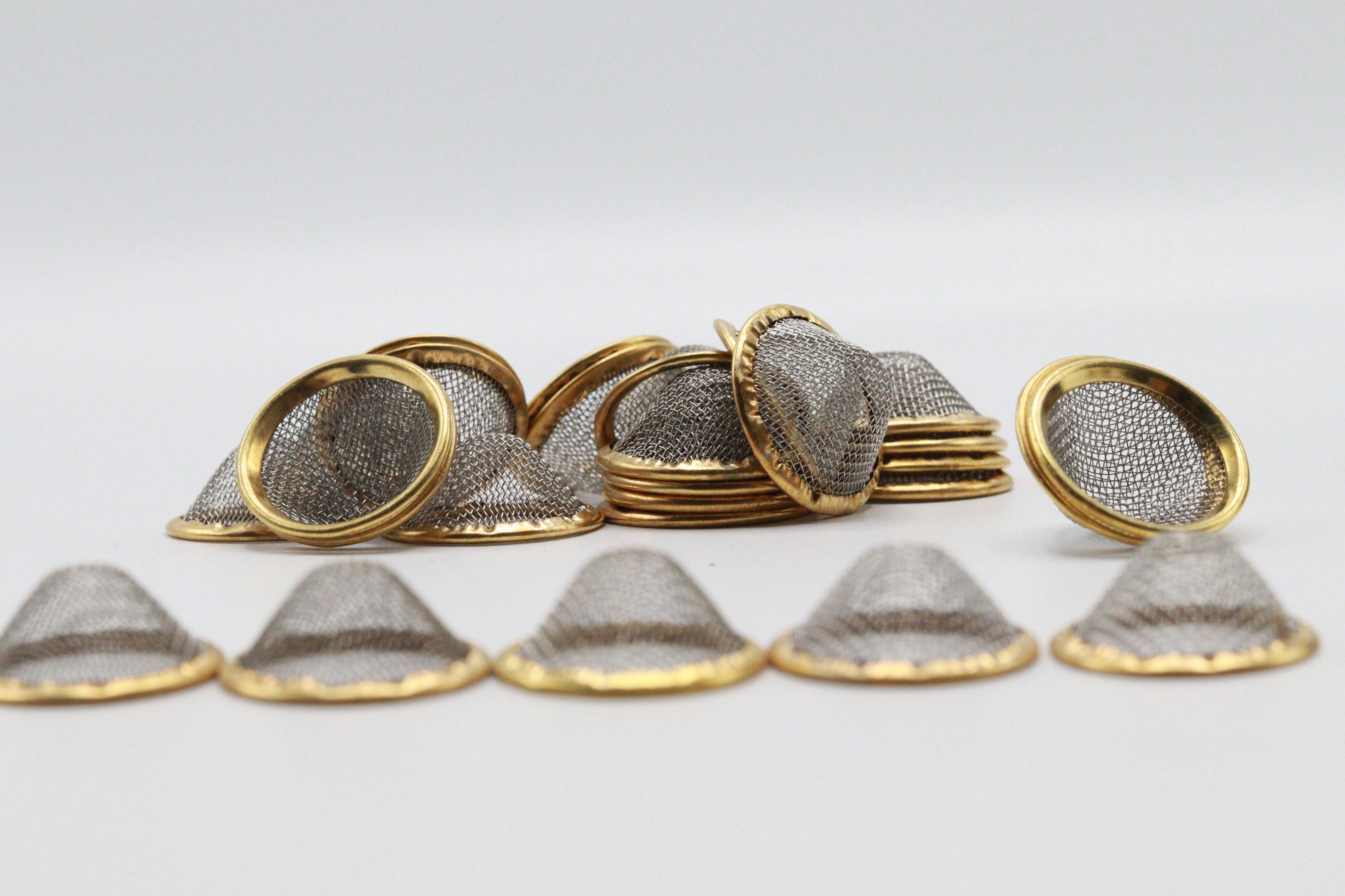 Conical Pipe Filter Screens Smoking Pipe Accessories Metal Pipe Filters Wood Pipe Screens Glass Pipe Sieves Smoking Pipe Gadgets Pipe Maintenance Tools Pipe Filter Gauzes Smoking Essentials Smoking Supplies