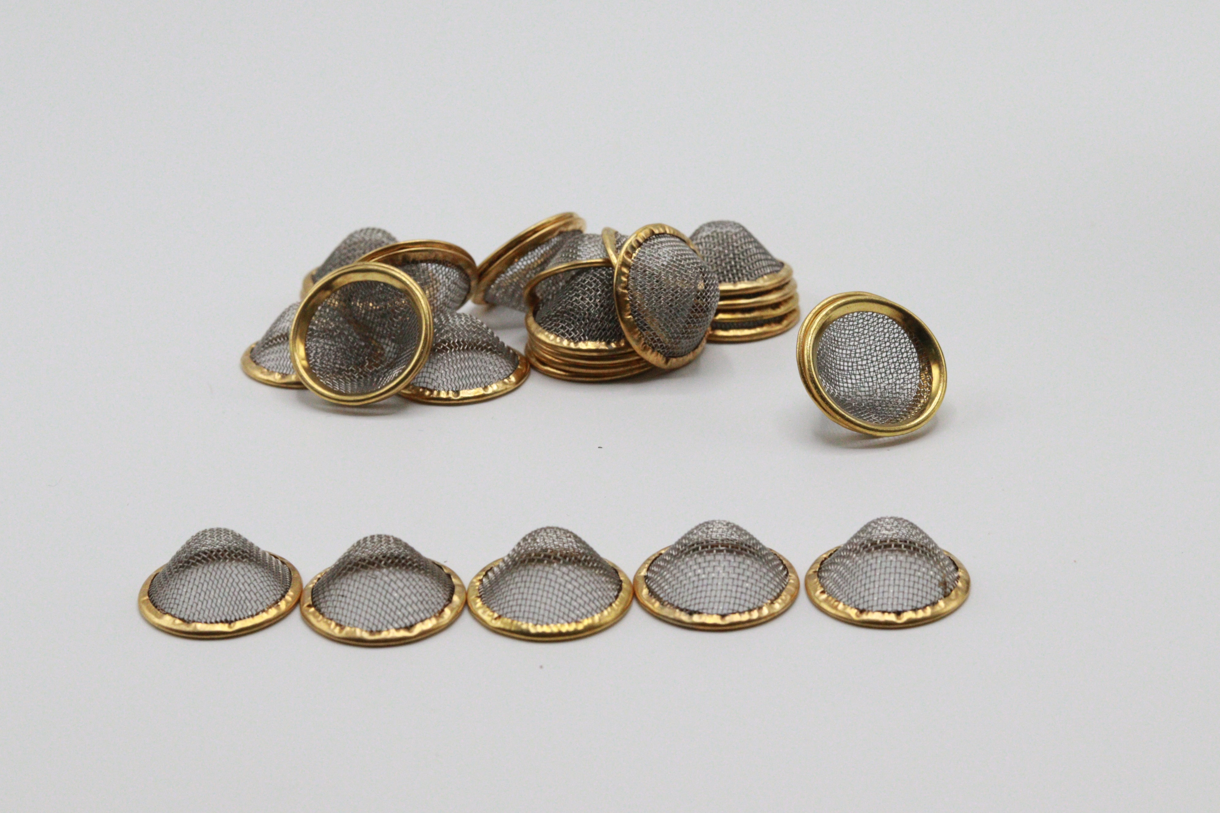 Conical Pipe Filter Screens Smoking Pipe Accessories Metal Pipe Filters Wood Pipe Screens Glass Pipe Sieves Smoking Pipe Gadgets Pipe Maintenance Tools Pipe Filter Gauzes Smoking Essentials Smoking Supplies