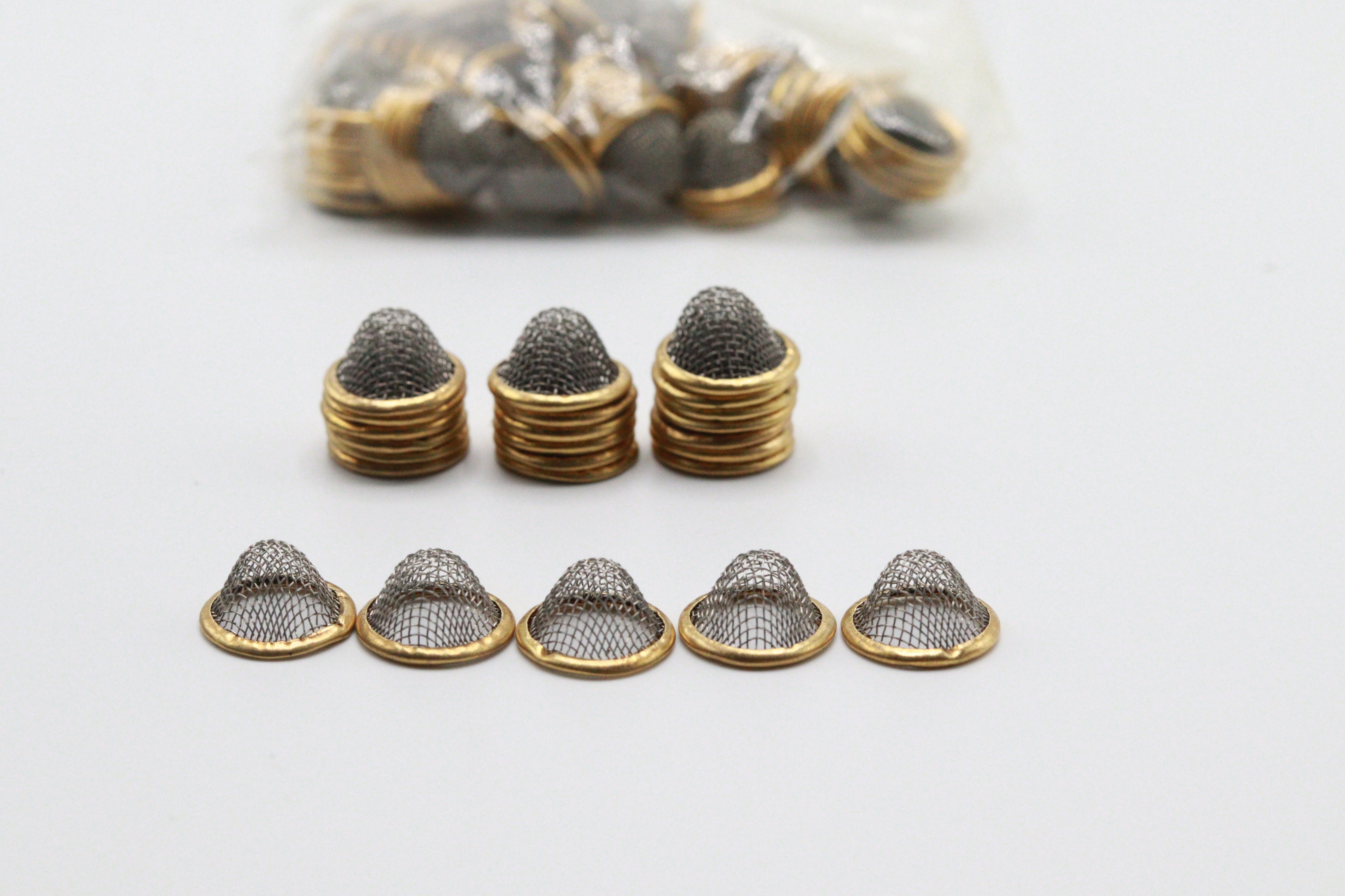 Conical Pipe Filter Screens Smoking Pipe Accessories Metal Pipe Filters Wood Pipe Screens Glass Pipe Sieves Smoking Pipe Gadgets Pipe Maintenance Tools Pipe Filter Gauzes Smoking Essentials Smoking Supplies