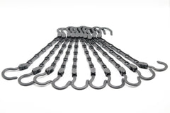 Zaam Magic Hangers - Closet Space Saver Organizer (Set of 10) | Heavy Duty Sturdy Hooks