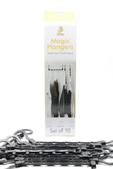 Zaam Magic Hangers - Closet Space Saver Organizer (Set of 10) | Heavy Duty Sturdy Hooks