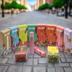 Buzz Bar vape 2g Live Diamond Vape Pen High-Potency Vape (EMPTY) Pack of 5