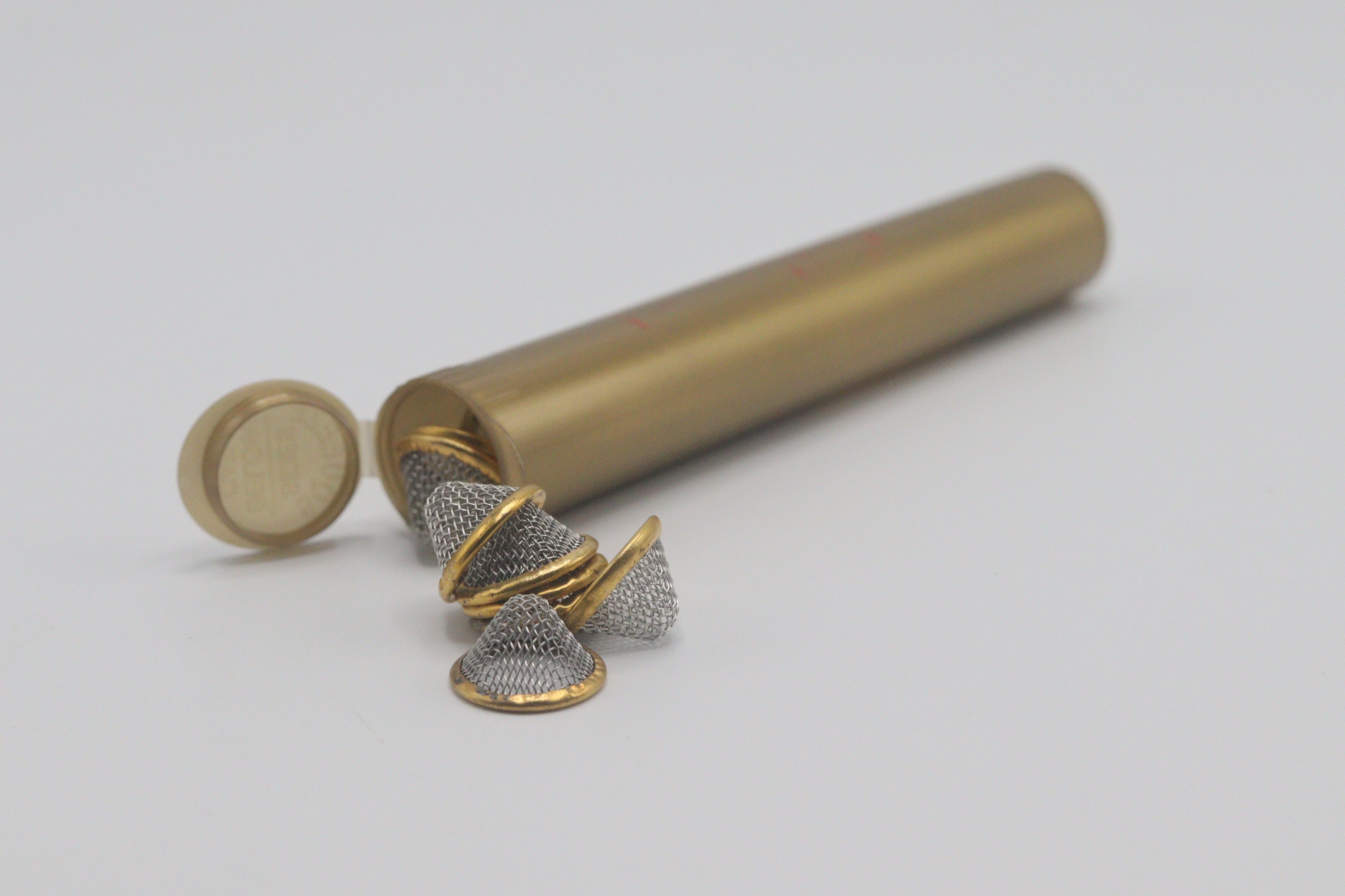 Conical Pipe Filter Brass