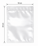 ZAAM Premium Heavy Duty Large Mylar Bags | 100 Pack Smell Proof Resealable Zip Lock Storage Pouches
