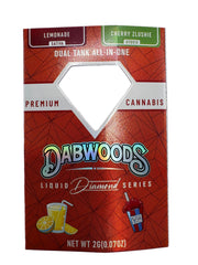 Dabwoods Liquid Diamond Series 2G Dual Tank All-In-One Empty Cart | Premium Refillable Empty Device | Multiple Flavours