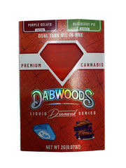 Dabwoods Liquid Diamond Series 2G Dual Tank All-In-One Empty Cart | Premium Refillable Empty Device | Multiple Flavours