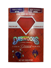 Dabwoods Liquid Diamond Series 2G Dual Tank All-In-One Empty Cart | Premium Refillable Empty Device | Multiple Flavours