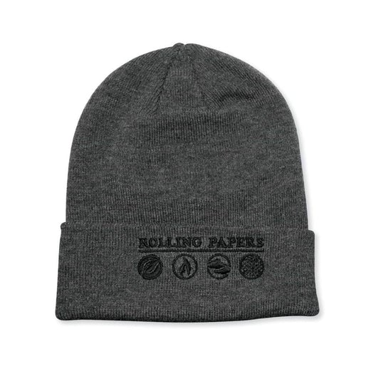 Raw Rolling Grey Beanie