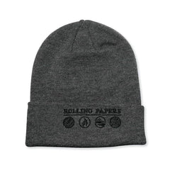 Raw Rolling Grey Beanie