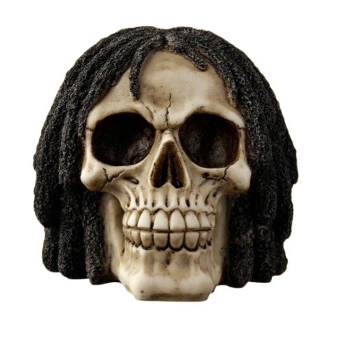 Rasta Skull Ornament
