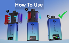 HAYATI PRO ULTRA PLUS – 25,000+ Puffs | Duo Tank | Double Flavor | UK Legal Ultra Puff