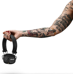 Marshall Major IV On-Ear Bluetooth Headphones – Wireless Earphones, Foldable, 80+ Hours Playtime, Wireless Charging