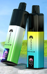 Hayati Pro Max plus 6000+ Puffs – Refillable, Reusable, 20MG | Smart Display Vape