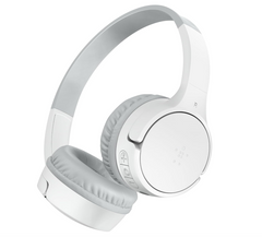 Belkin SoundForm Mini Kids Wireless Headphones – Over-Ear Bluetooth Headset with Mic, 30H Battery, Safe Sound Limit & Fun Stickers