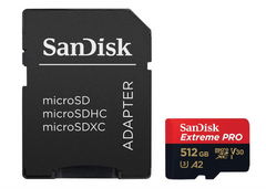SanDisk Extreme PRO 1TB microSDXC Card + SD Adapter – 200MB/s Read, 140MB/s Write, A2 App Performance, UHS-I U3, Class 10