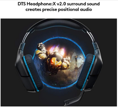 Logitech G432 Wired Gaming Headset – 7.1 Surround Sound, DTS Headphone:X 2.0, 50mm Drivers, Flip-to-Mute Mic – PC, Mac, Xbox, PlayStation, Switch