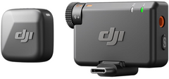 DJI Mic Mini Wireless Lavalier Microphone System (2 TX + 1 RX + Charging Case) – 48h Battery, Noise Cancelling, Automatic Limiting, 400m Range – For Camera, iPhone & Android