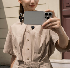 DJI Mic Mini Wireless Lavalier Microphone System (2 TX + 1 RX + Charging Case) – 48h Battery, Noise Cancelling, Automatic Limiting, 400m Range – For Camera, iPhone & Android