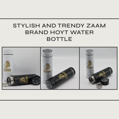 Zaam Hot Water Bottle with Digital Temperature Display - Stay Warm in Style