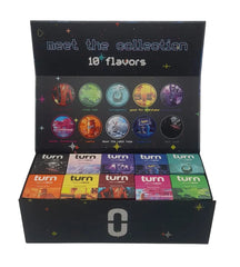 TURN Retrovision Empty Carts Master Box | 10 Flavors x 5 Units Each | 50 Empty Carts