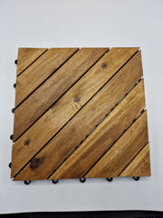 New Deck Wooden Outdoor Tiles | Pack of 10 Tiles| Free Shipment| 30 x 30 cm