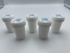 20 Dram Push N Turn Reverse Cap Bottles Pop Tops, Twist Cap Bottles Container Vials RX