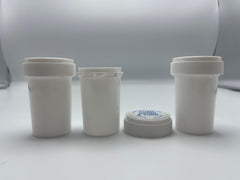 20 Dram Push N Turn Reverse Cap Bottles Pop Tops, Twist Cap Bottles Container Vials RX