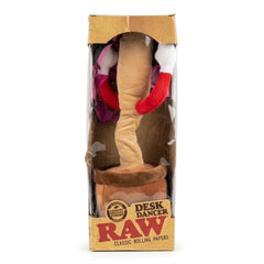 RAW Desk Dancer | Sound-Activated Dancing Plush Collectible | Rechargeable USB Novelty Desk Toy