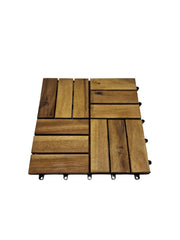 New Deck Wooden Outdoor Tiles | Pack of 10 Tiles| Free Shipment| 30 x 30 cm