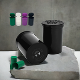 30 Drams Pop Top Containers Vials - Child Resistant Bottles for Herbs & Medicine, Assorted Colors