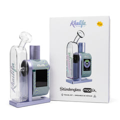 Khalifa Glass x Stundenglass Modul Travel Set – Green & Purple