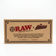 RAW x GEAR Premium Sidekick Borosilicate Glass Holster Pipe – Limited Edition