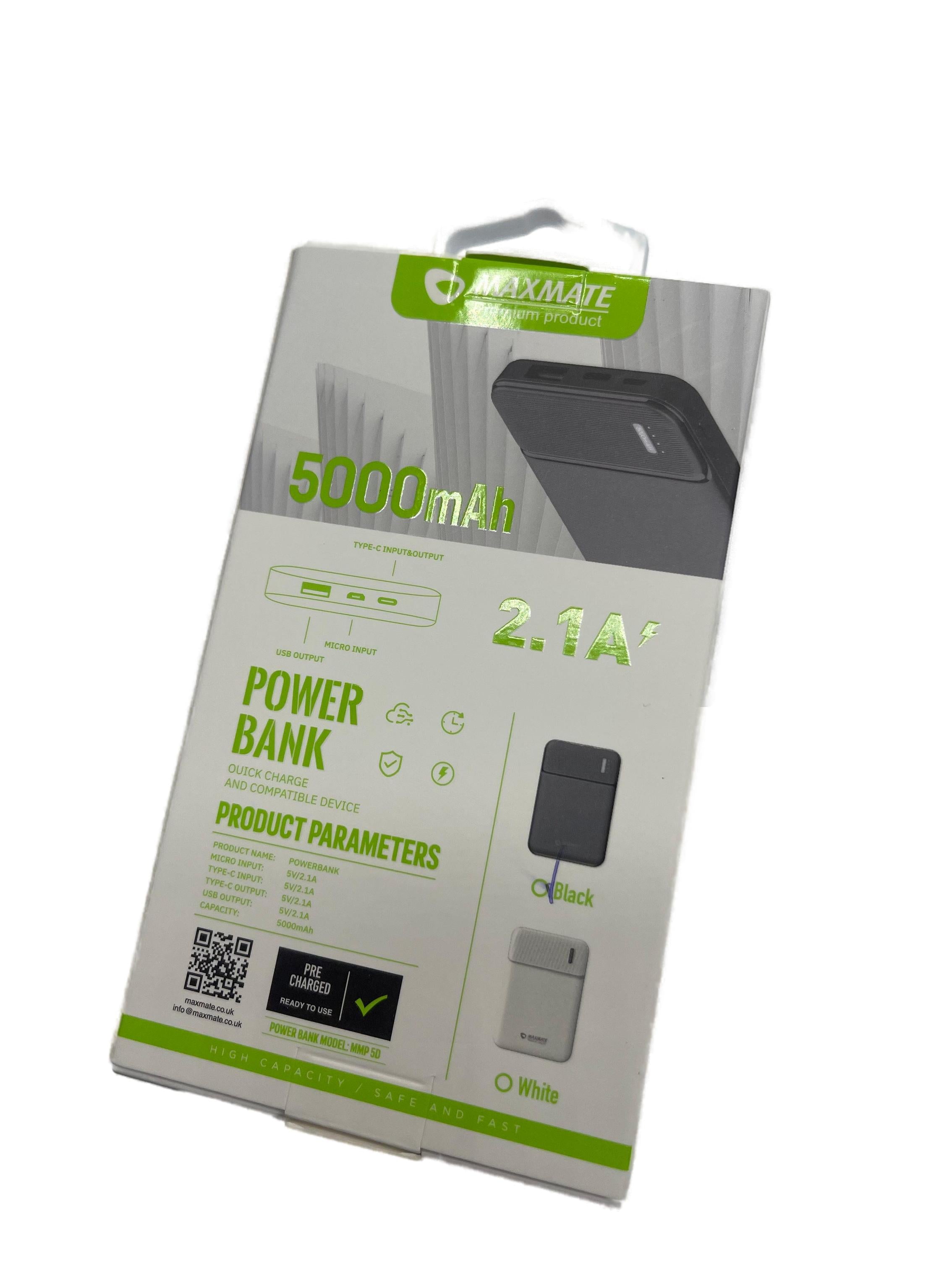 5,000mAh Compact Power Bank