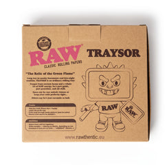 RAW Traysor Green Collectible Figure with Rolling Tray – Display Accessory