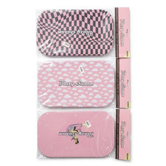 Blazy Susan Medium Rolling Tray 10.5" × 6.25" – Premium Metal Tray | Multiple Designs