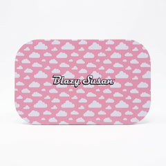 Blazy Susan Medium Rolling Tray 10.5" × 6.25" – Premium Metal Tray | Multiple Designs