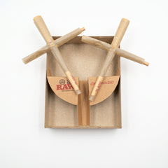 RAW Cross Cone 2 Pack Pre-Rolled Classic Natural Rolling Paper Cones