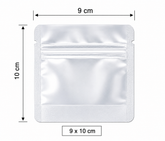 ZAAM Premium Heavy Duty Small Mylar Bags | 100 Pack Resealable Zip Lock Storage Pouches